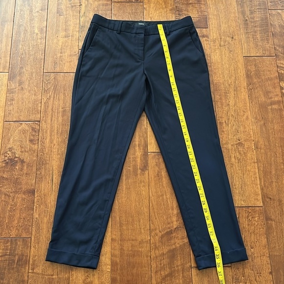 Theory Testra 2C Contour Wool Navy Pants Size 8 Made in USA - Picture 6 of 9